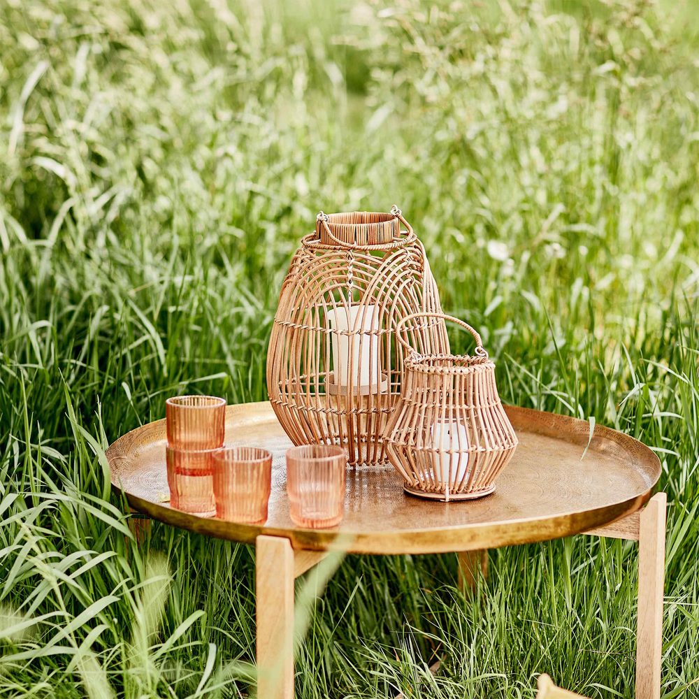 BALI rattan lámpás 19cm termék 2. képe