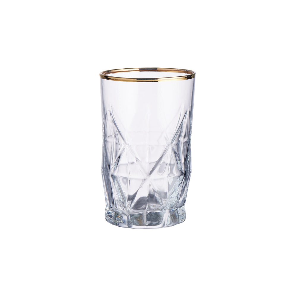UPSCALE felespohár arany szegéllyel 110ml akciós termékkép 1