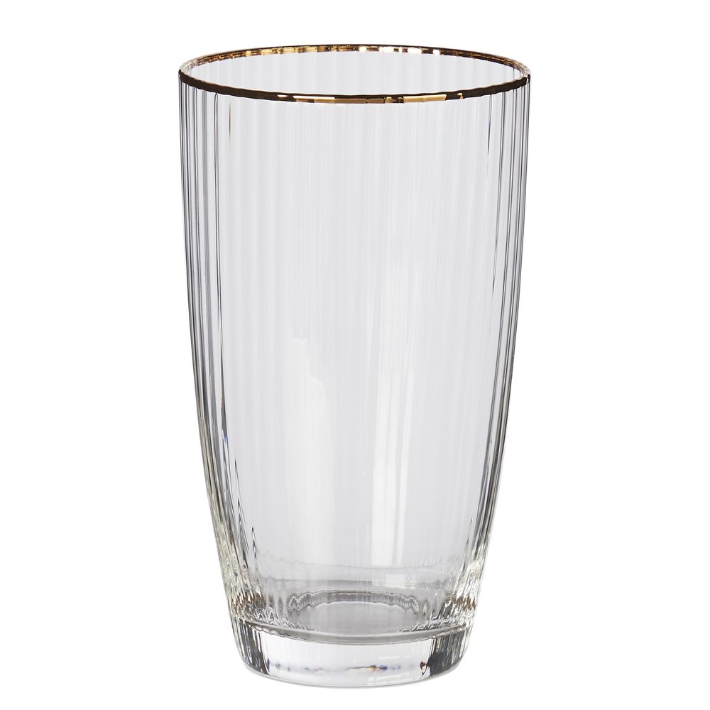 GOLDEN TWENTIES long drink pohár arany szegéllyel 500 ml akciós termékkép 1