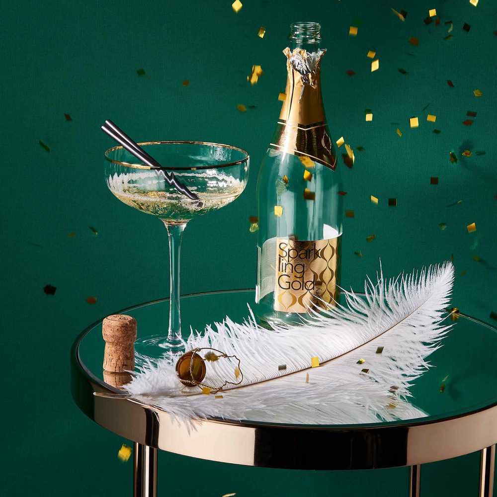 GOLDEN TWENTIES pezsgős pohár 400ml termék 2. képe