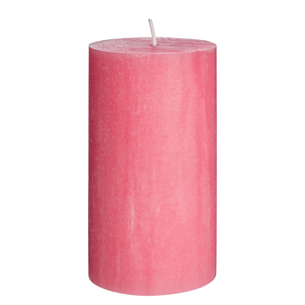 RUSTIC gyertya 13 cm, pink akciós termékkép 1
