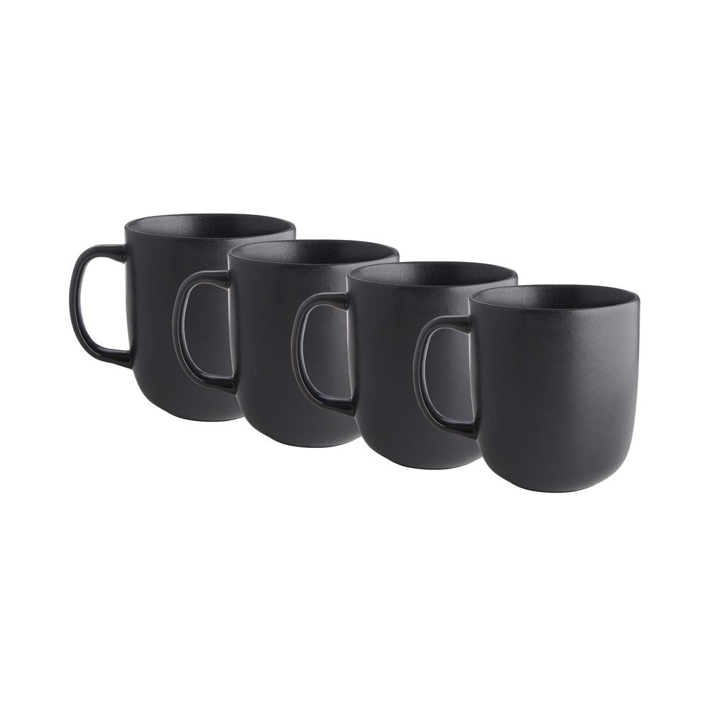 CASA NOVA bögre 400ml, 4 db-os készlet, fekete akciós termékkép 1