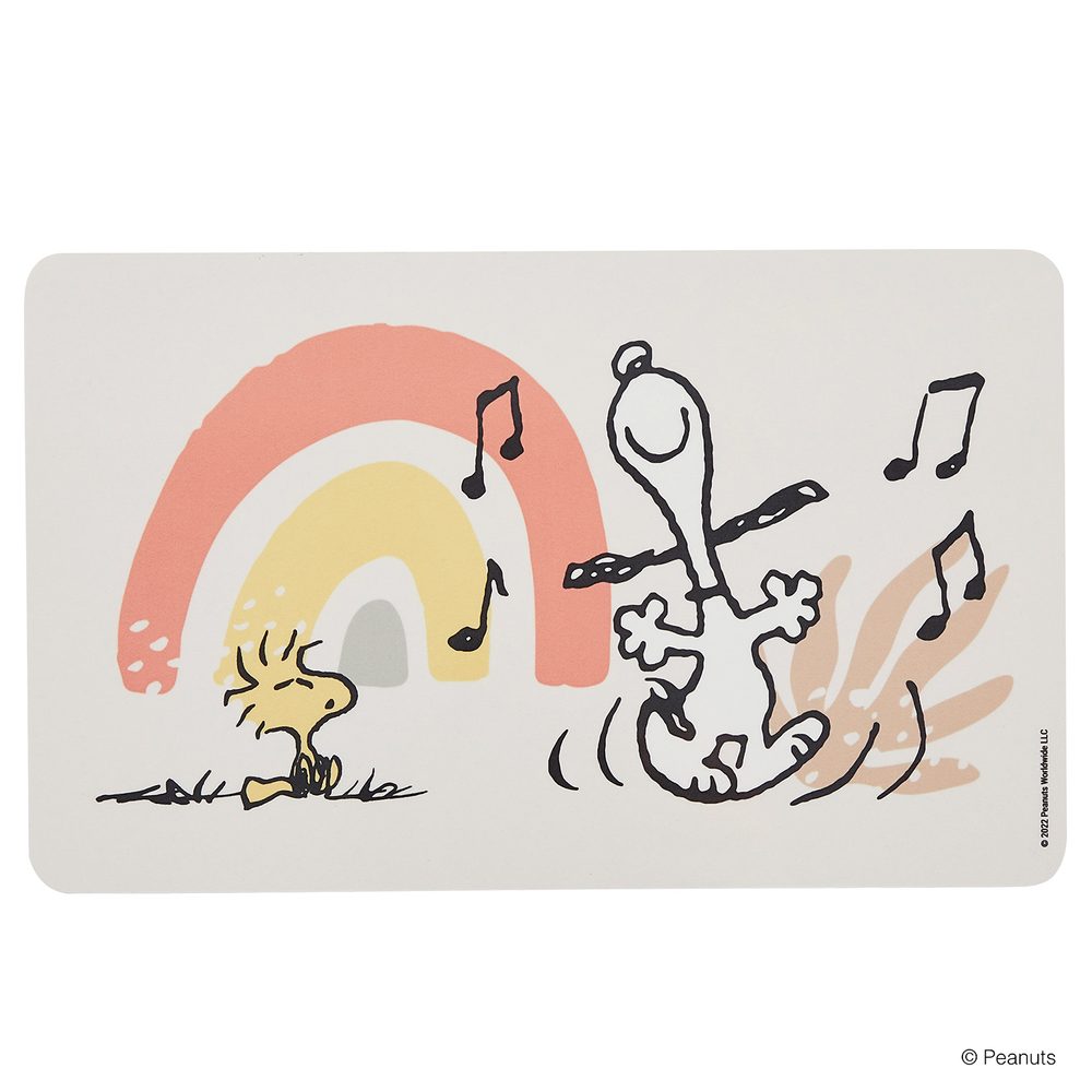 PEANUTS reggeliző deszka 23 x 14cm, Szivárvány akciós termékkép 1