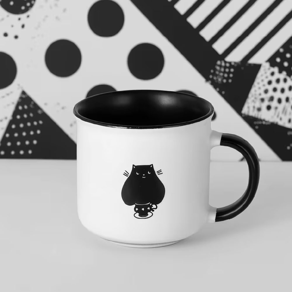 HOME & YOU bögre 250 ml, cica a csészében termék 2. képe
