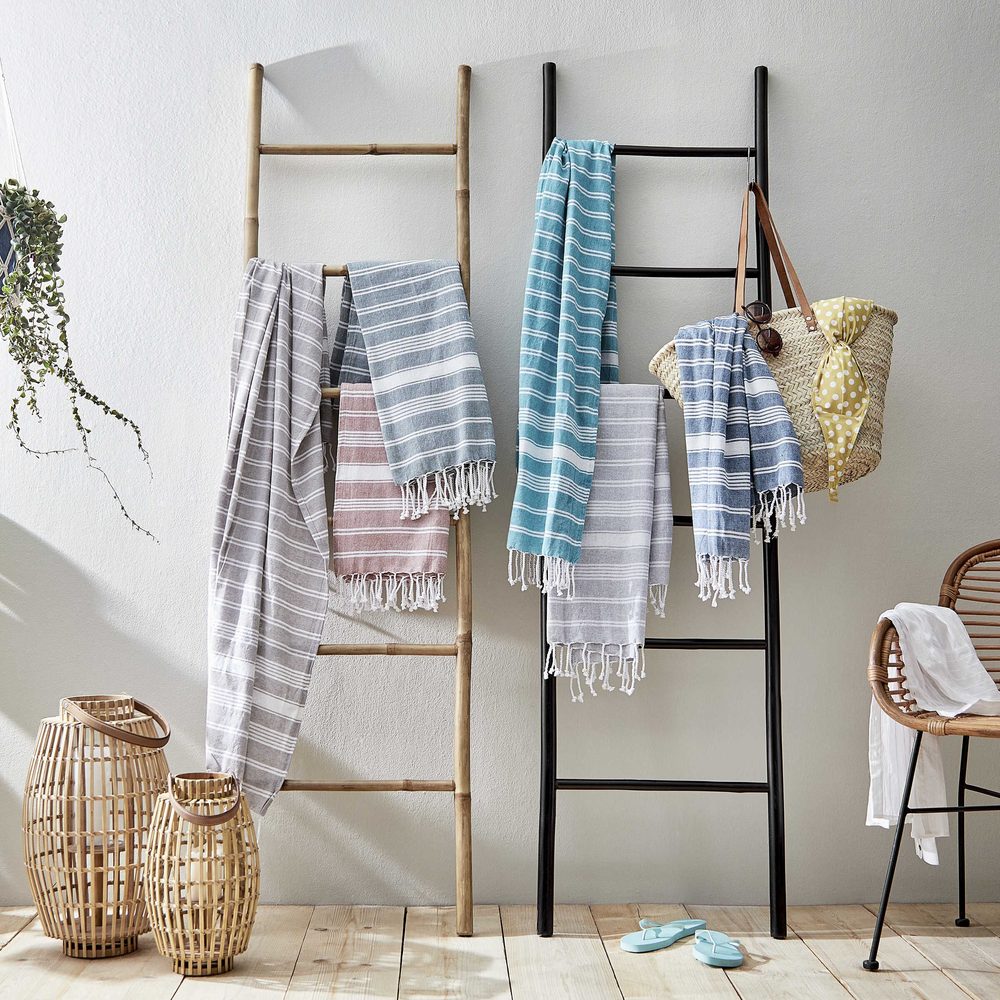 SURFSIDE Hamam törölköző kék 90x170 cm termék 2. képe