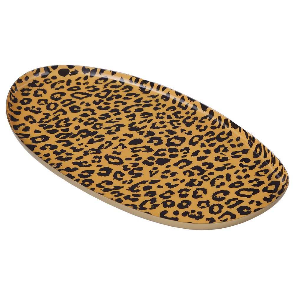 MONTEVERDE fém dekortál 37 cm  , ocelot