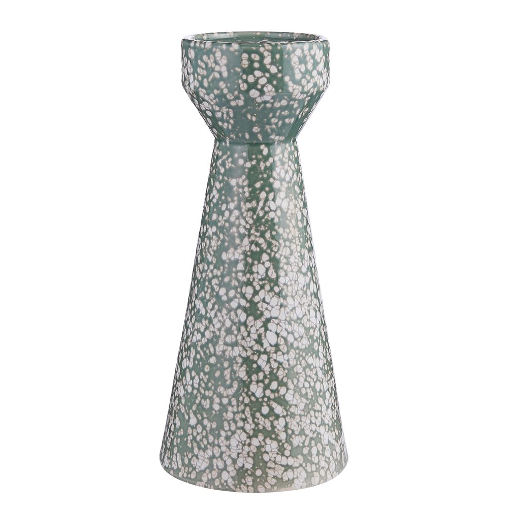 SPECKLE gyertyatartó 30cm , zsálya