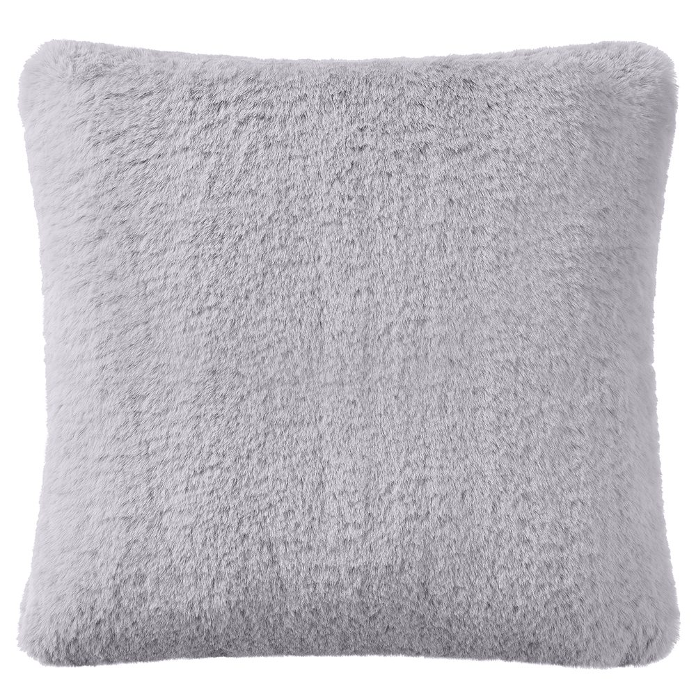 WILD THING műszőrme párna, szürke 50 x 50 cm
