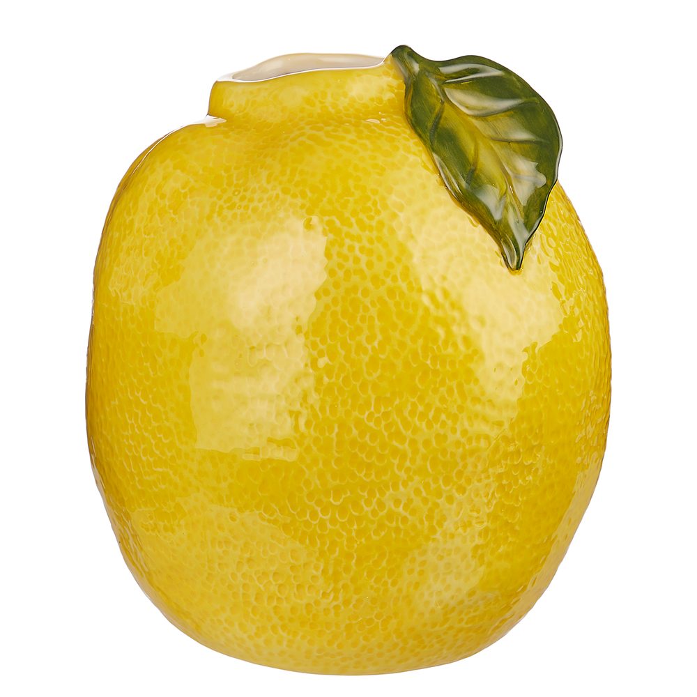 LEMON citrom formájú váza 18 cm