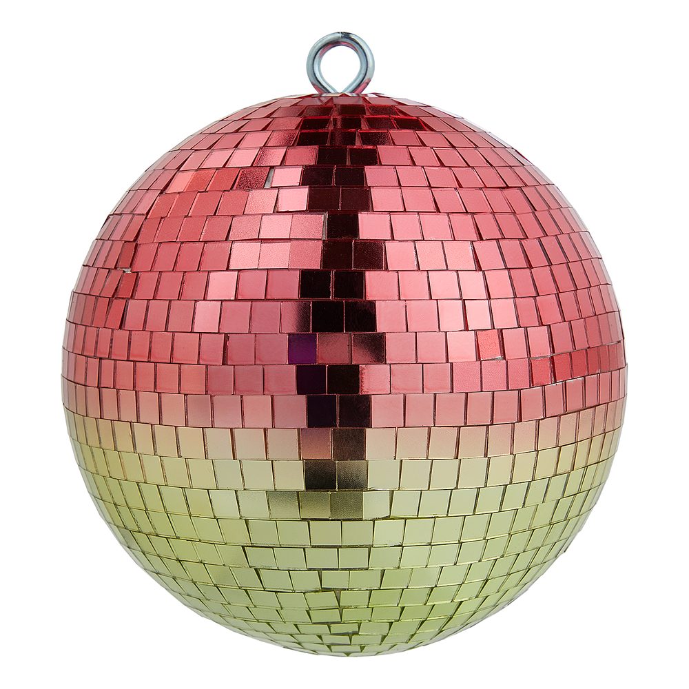 HANG ON akasztható disco gömb 18 cm, pink-arany akciós termékkép 1