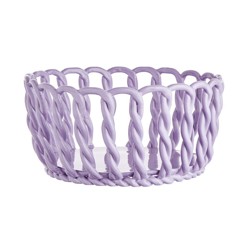 CRAFT kerámia kosár, lila Ø25cm akciós termékkép 1