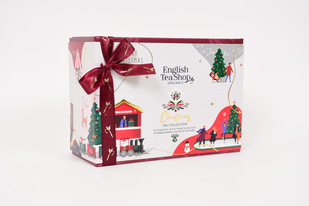 ENGLISH TEA SHOP bio teaválogatás "Christmas Tea Collection", 12 filter, fehér akciós termékkép 1