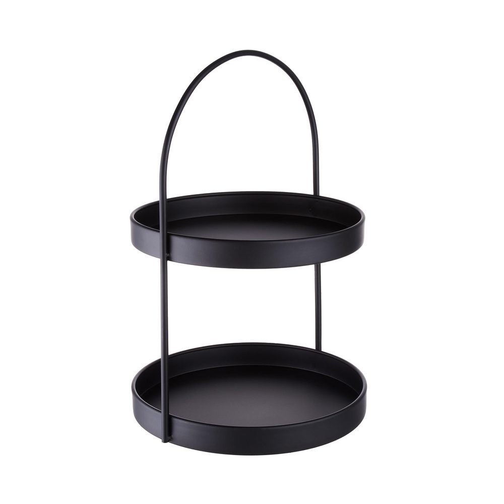 SIDELINE emeletes tálaló, fekete 35cm termék 2. képe