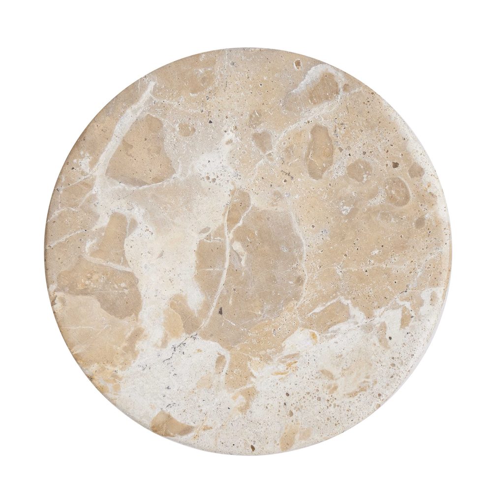 MARBLE márvány poháralátét, bézs Ø10 cm termék 2. képe
