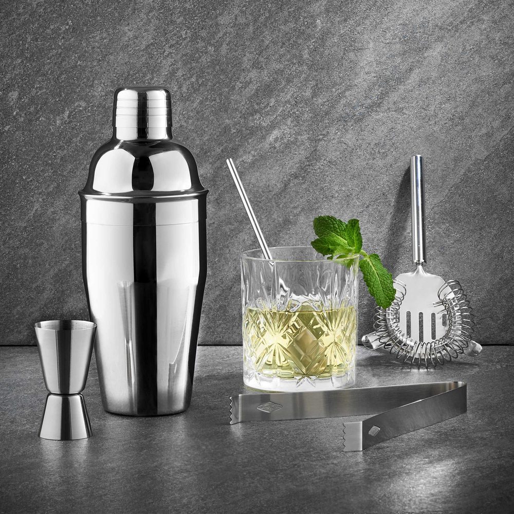 MANHATTAN LOUNGE cocktail szett, ezüst 5 db termék 2. képe