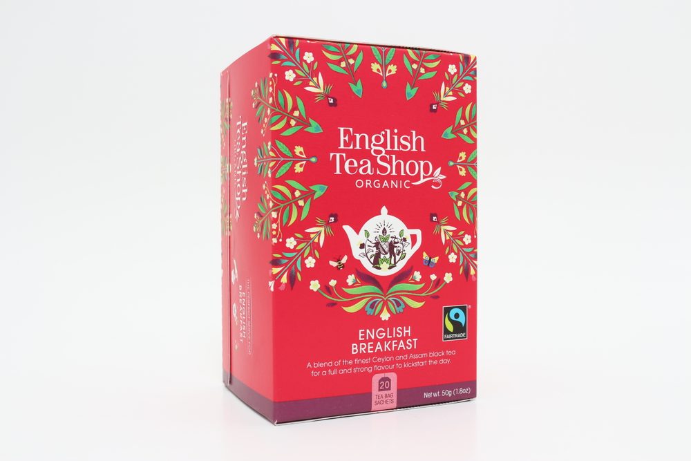 ENGLISH TEA SHOP bio fekete tea, English Breakfast 20 filter akciós termékkép 1
