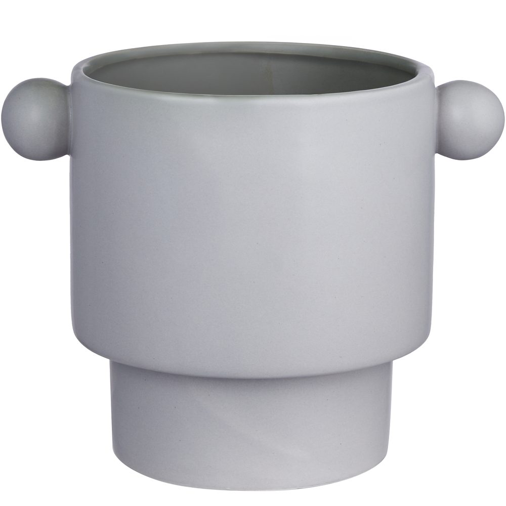 HANDLE kaspó, szürke 18 cm akciós termékkép 1