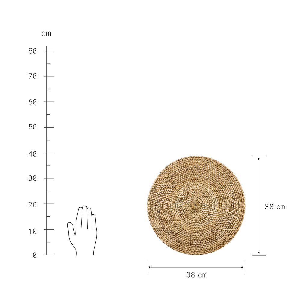 RONDA alátét Ø38cm termék 2. képe