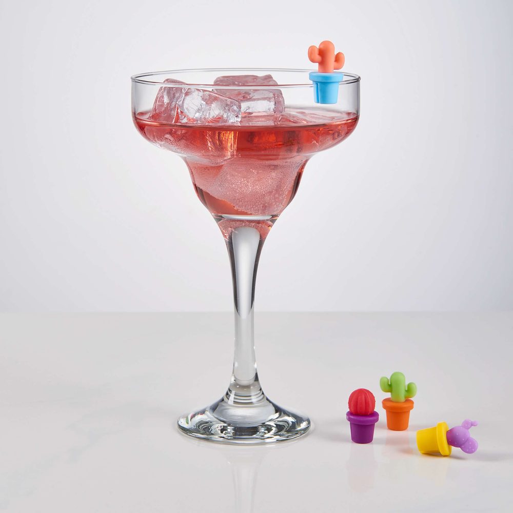 MY DRINK pohár jelölő, kaktusz 6 darab termék 2. képe