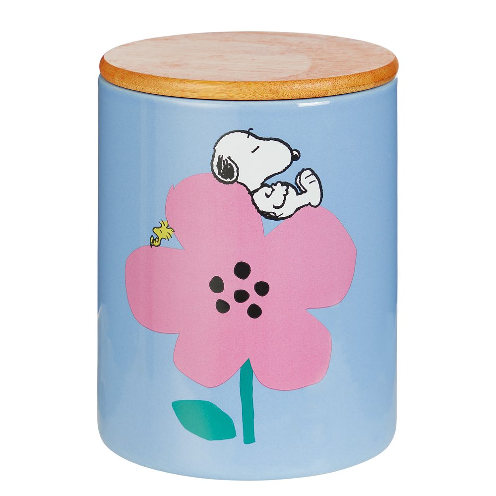 PEANUTS tároló doboz 16 cm, világoskék akciós termékkép 1