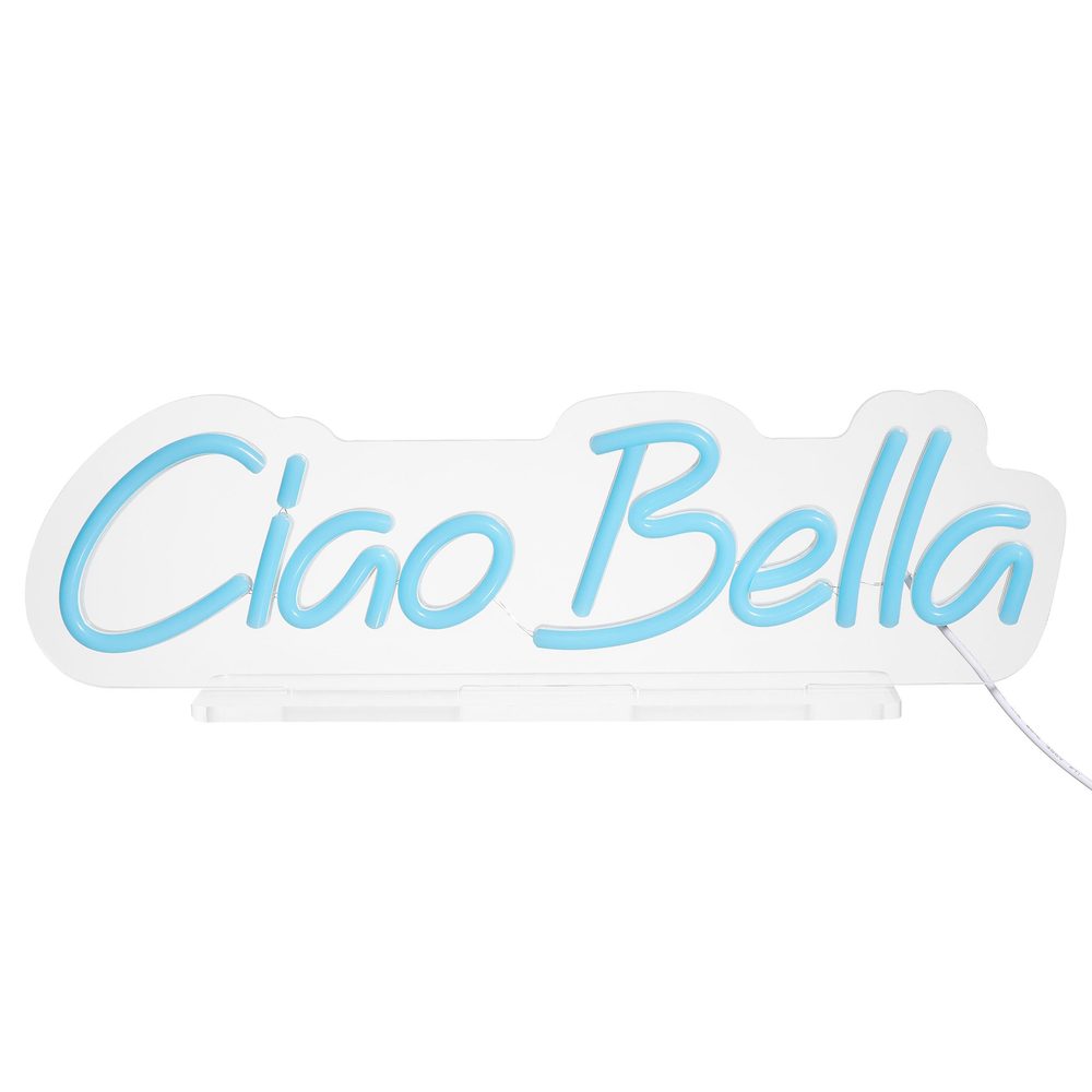 NEON VIBES LED égő USB kábellel, Ciao Bella 12cm termék 2. képe