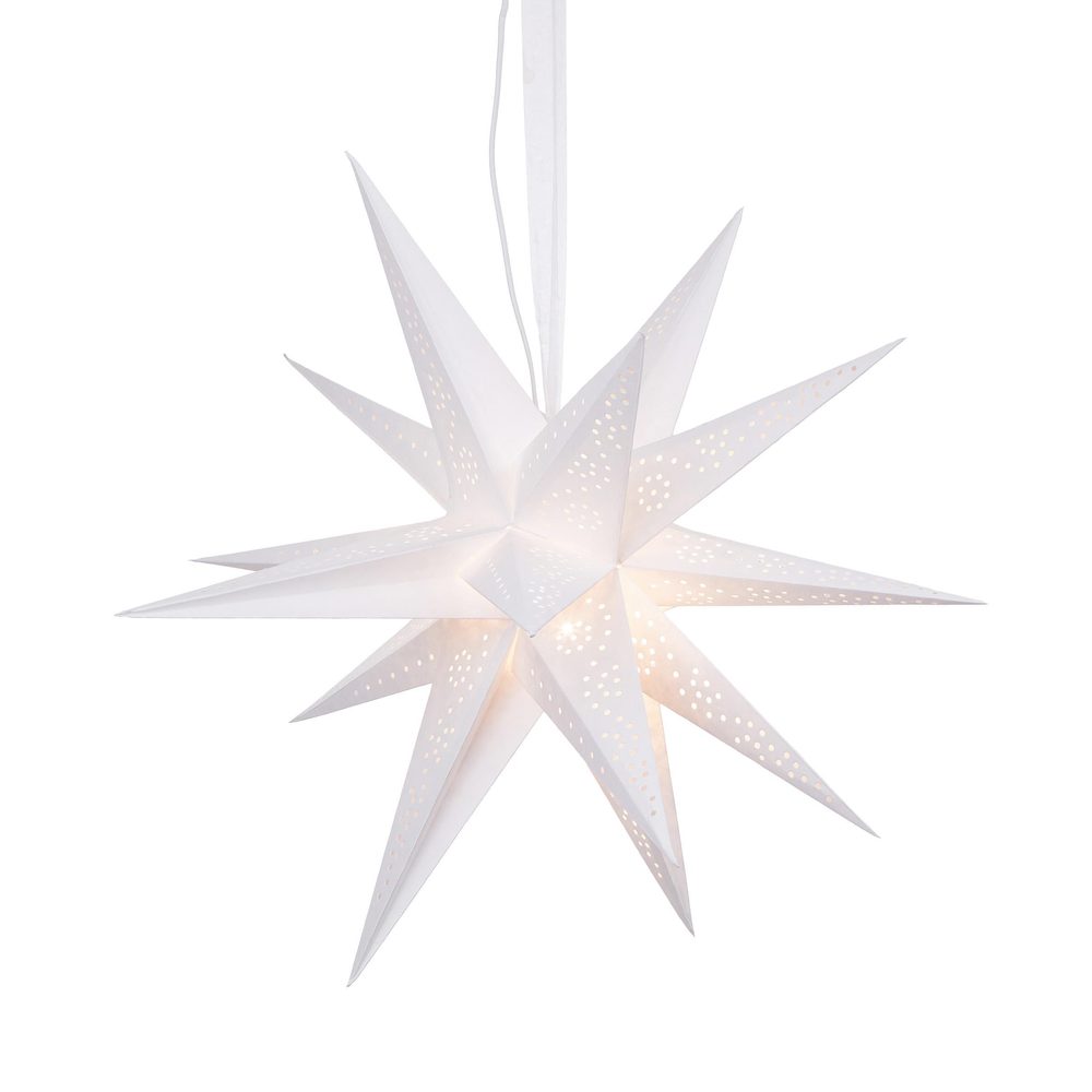 LATERNA MAGICA dekor papírcsillag, 18 ágú fehér 60cm termék 2. képe
