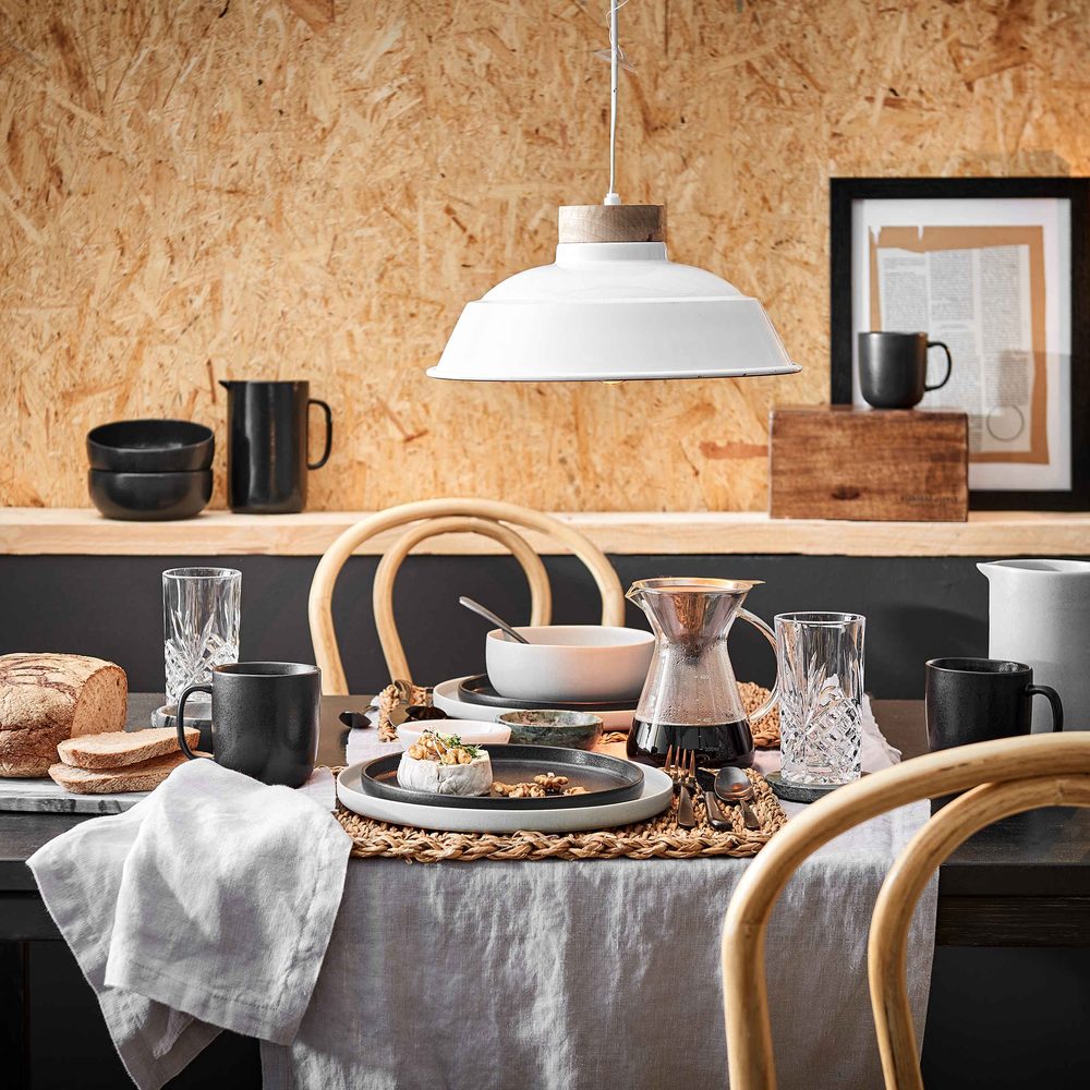 CASA NOVA 16 db-os étkészlet, fekete termék 2. képe