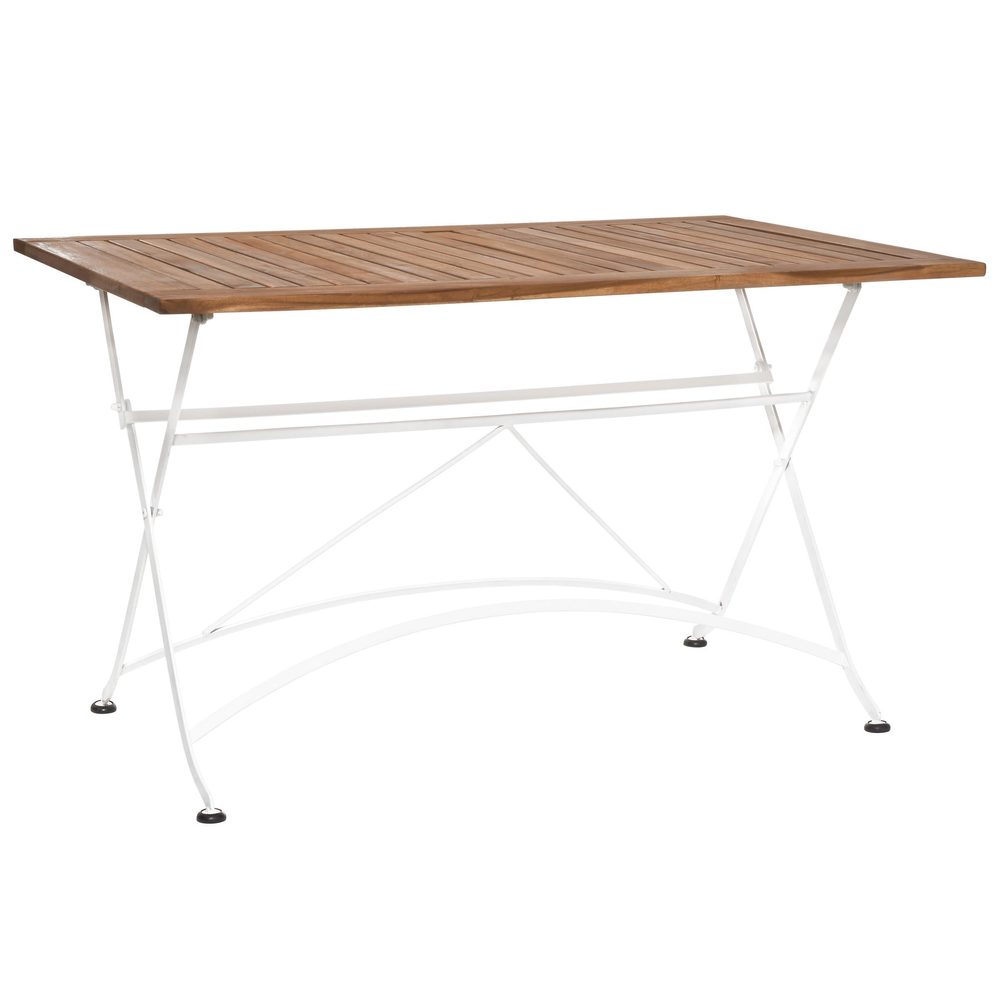 Parklife összecsukható asztal natúr-fehér, 130x80cm
