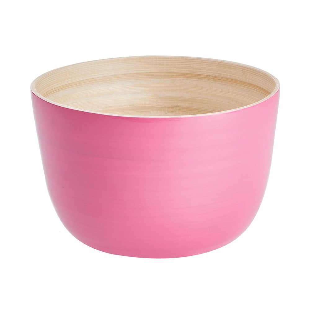 BAMBOO bambusz tál Ø 22cm, pink akciós termékkép 1