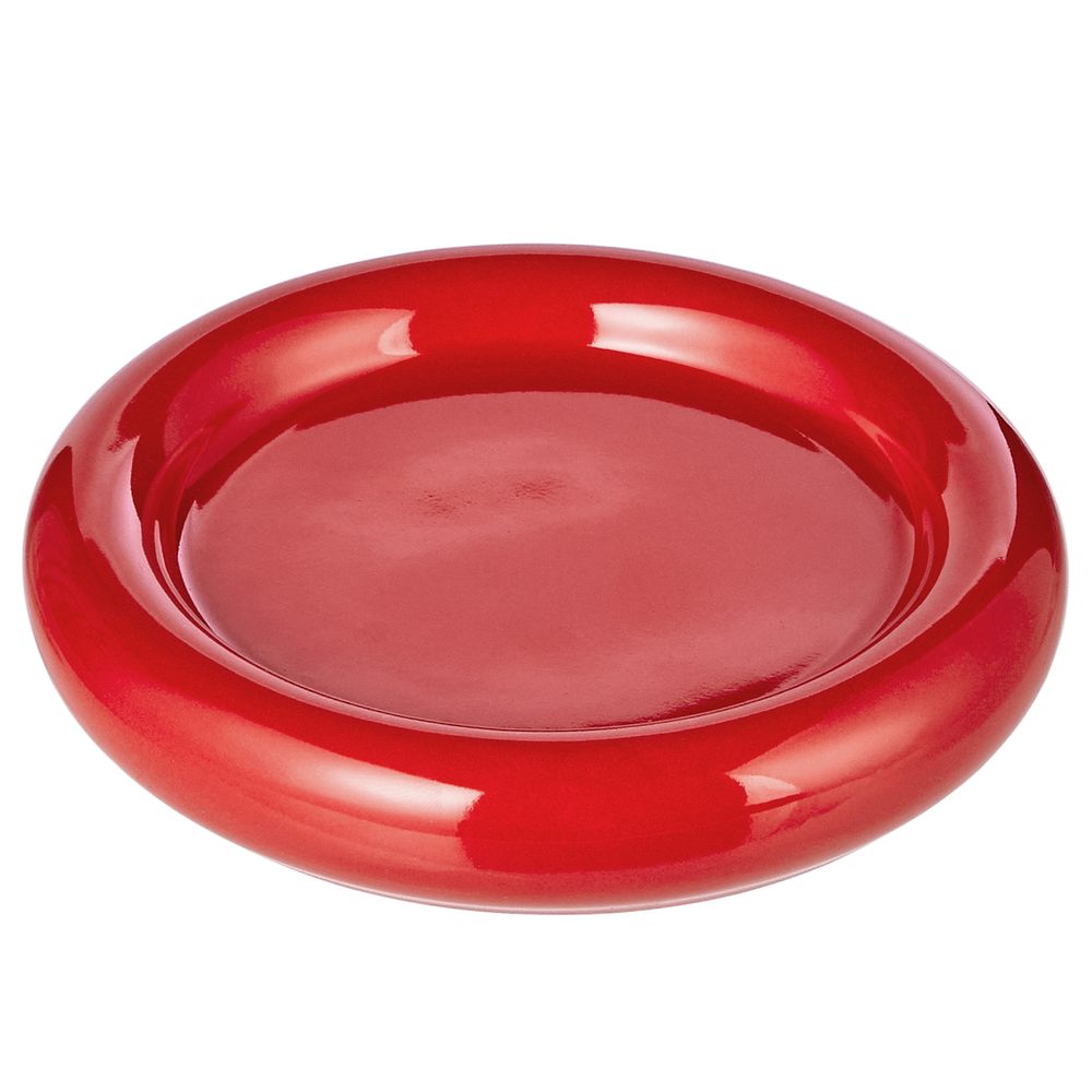 GROOVE kistányér piros Ø 12cm