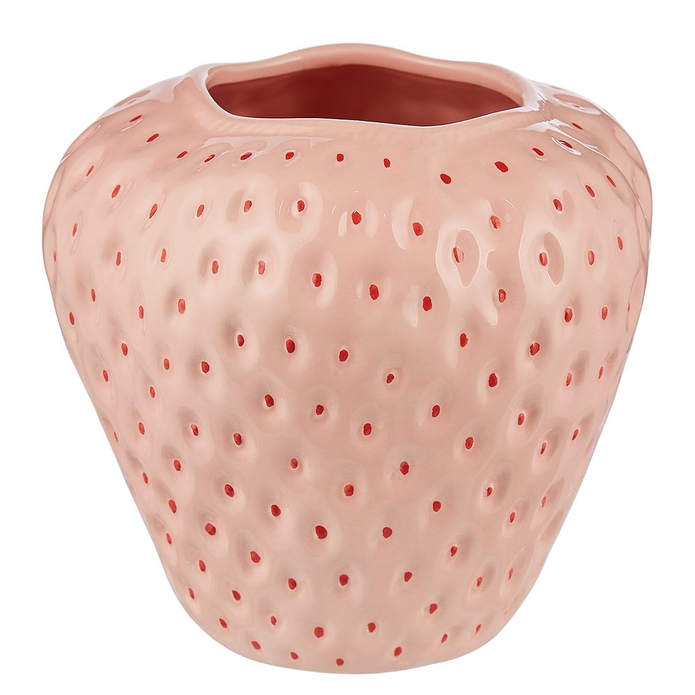 STRAWBERRY váza, rózsaszín 16,4 cm akciós termékkép 1