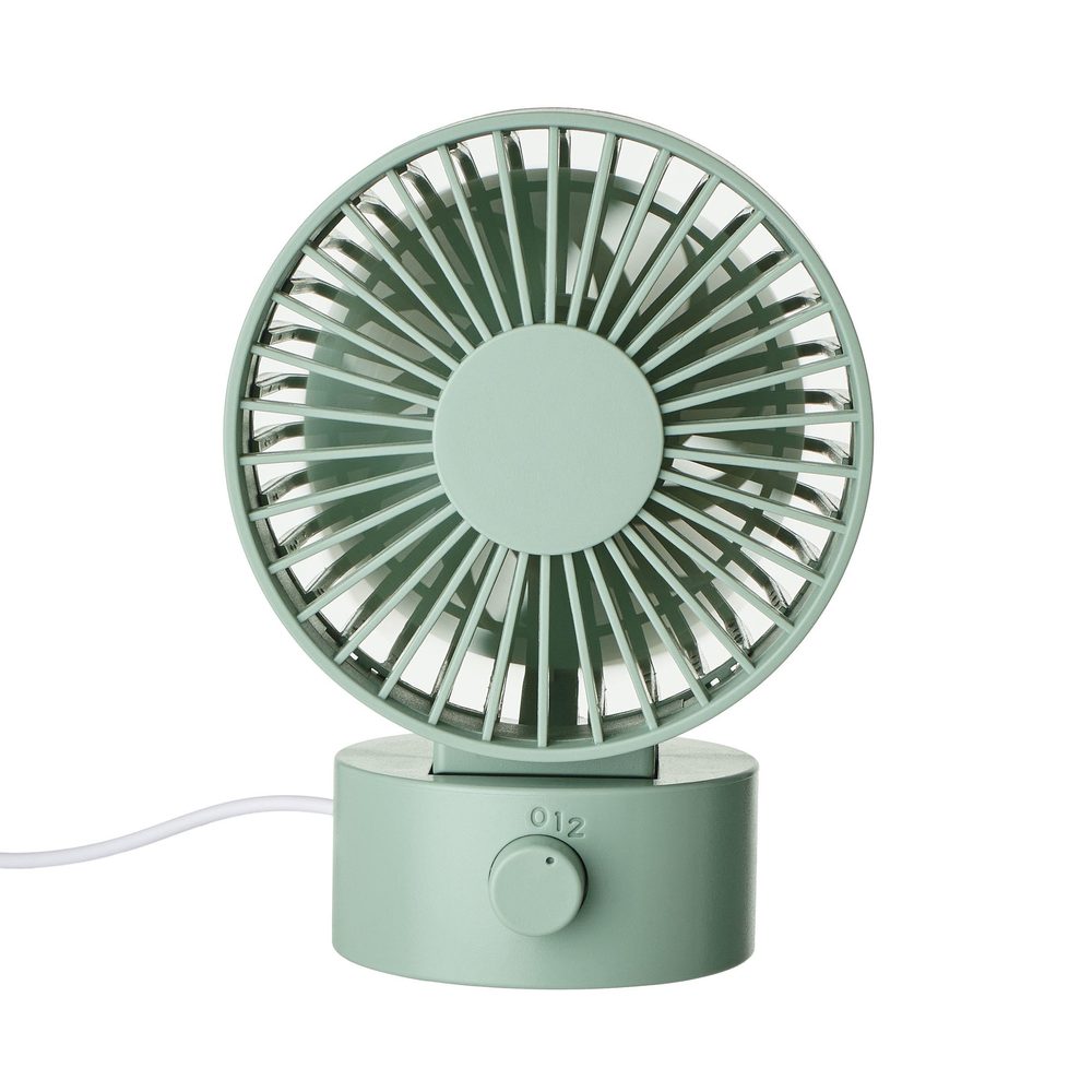 AIR WAVE mini ventilátor USB csatlakozóval, zsályazöld termék 2. képe