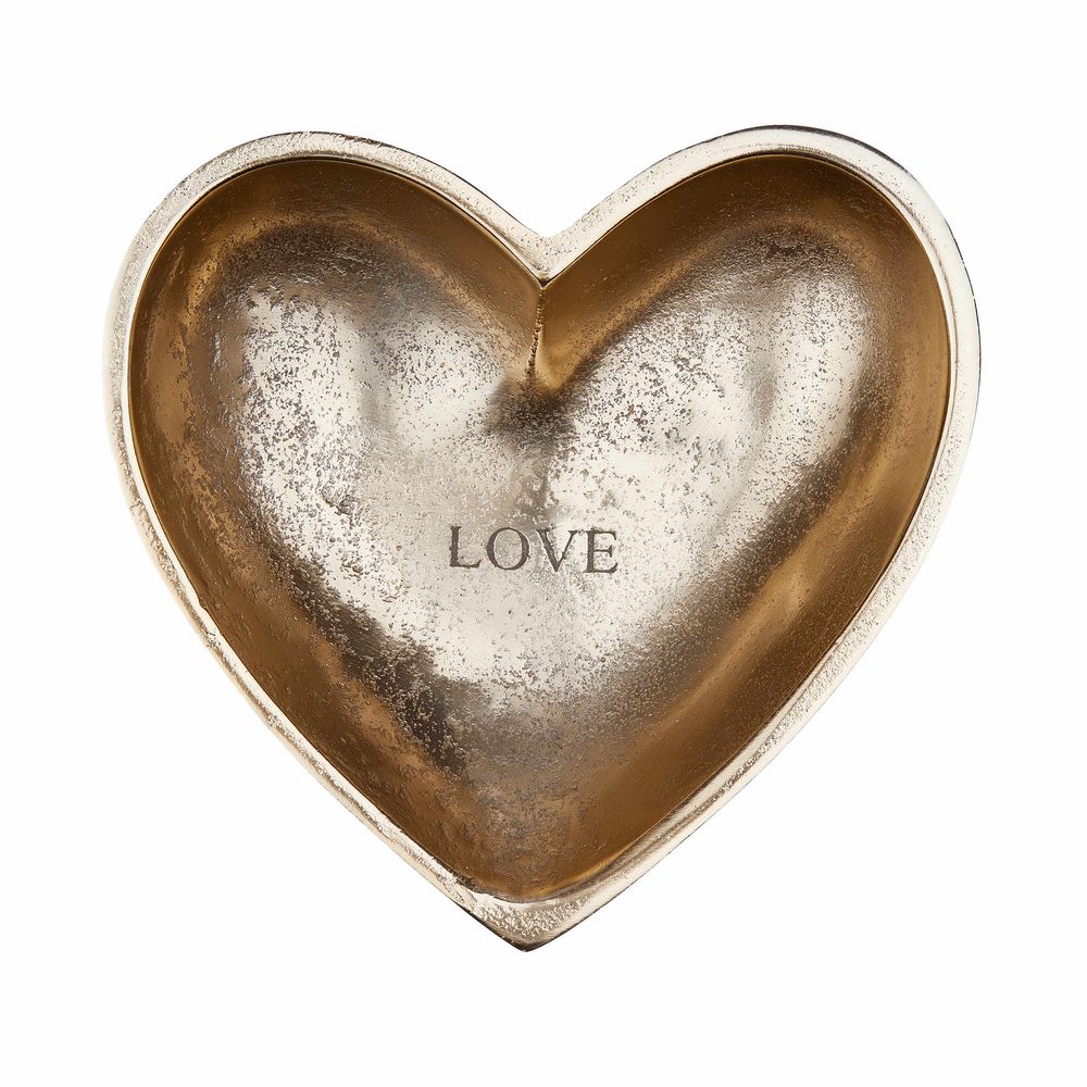 HEART dekor tál, "Love" 15 x 14 cm termék 2. képe