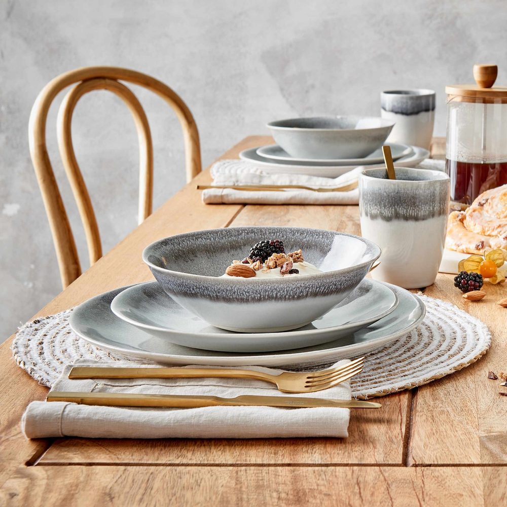 SAUVAGE alátét natúr/fehér, 38 cm termék 2. képe