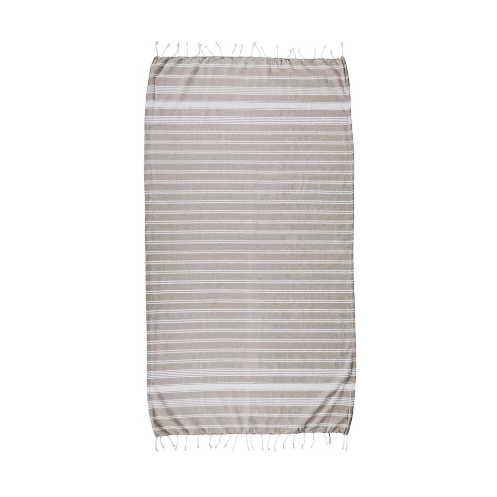 SURFSIDE Hamam törölköző, szürkésbarna 90x170 cm termék 2. képe