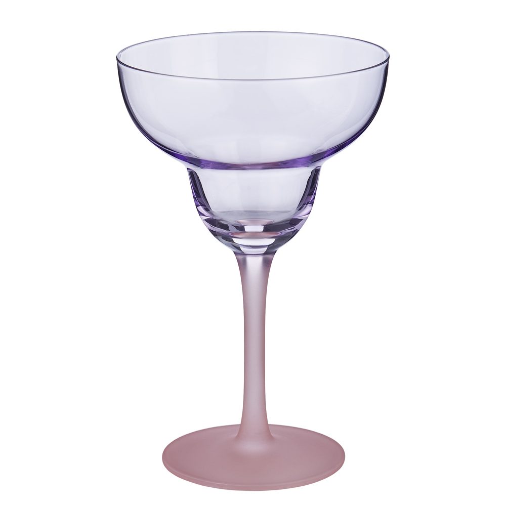 COCKTAIL NIGHT Margarita pohár, lila-rózsaszín akciós termékkép 1