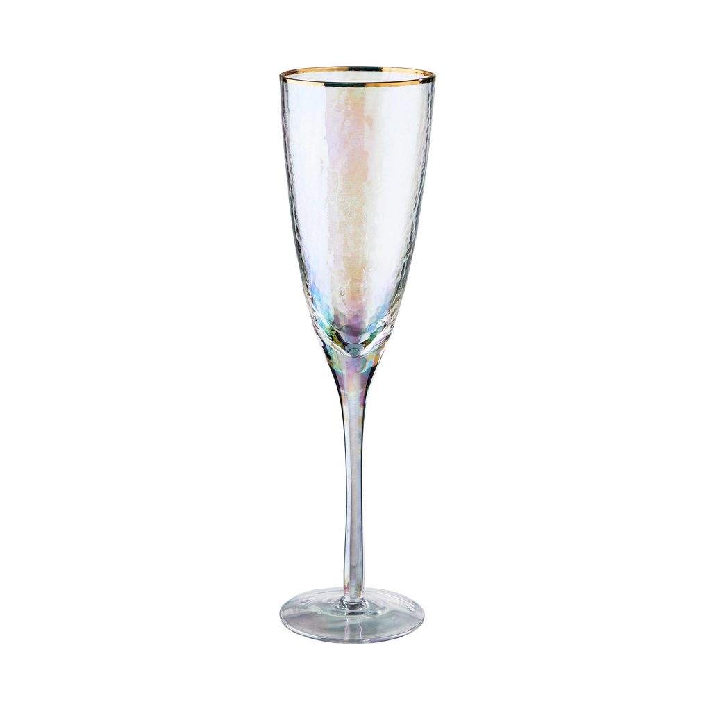 SMERALDA pezsgős pohár arany szegéllyel 250 ml - Esküvői asztal - Butlers.hu