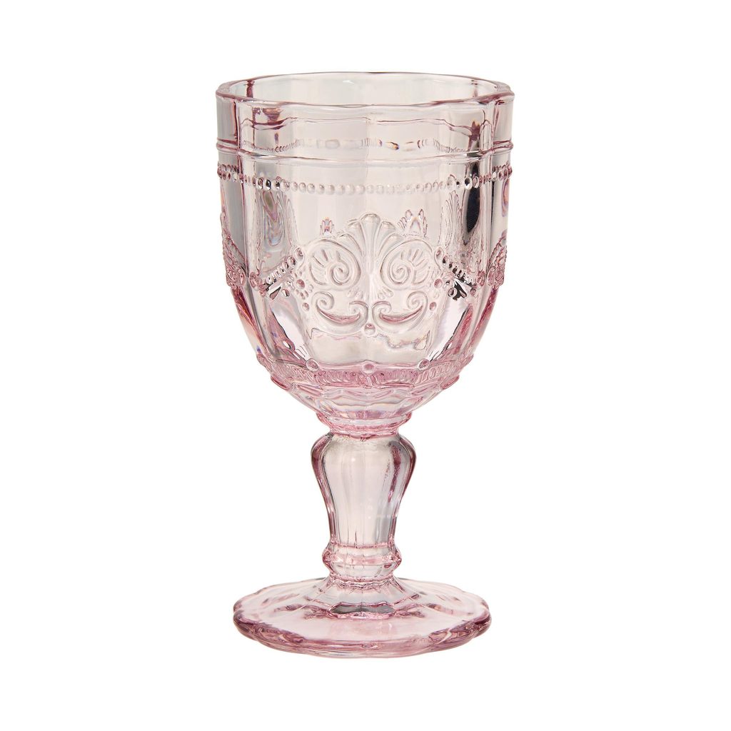 VICTORIAN talpas pohár, rózsaszín 230 ml - Boros poharak - Butlers.hu