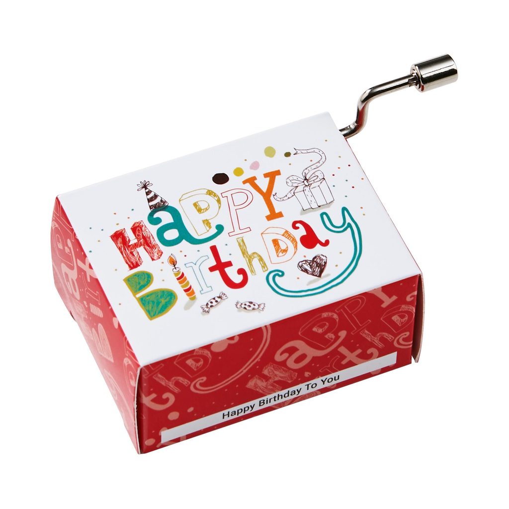 SING A SONG zenélő dobozka "Happy Birthday" klasszikus - Születésnapi  dekoráció - Butlers.hu