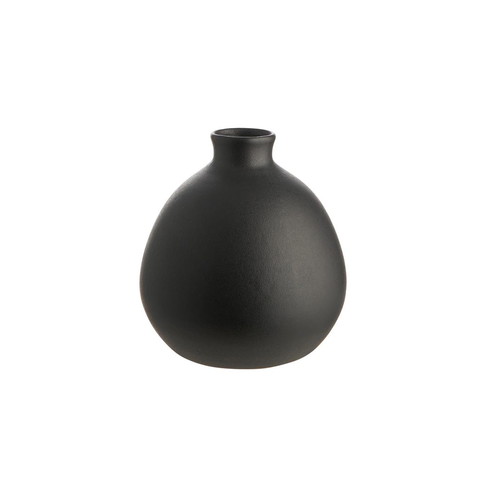 MIO kerámia váza, matt fekete 15,5cm - Vázák - Butlers.hu