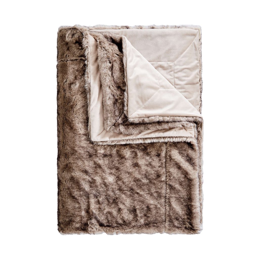 WILD THING műszőrme takaró, barna 150 x 200 cm - Takarók - Butlers.hu