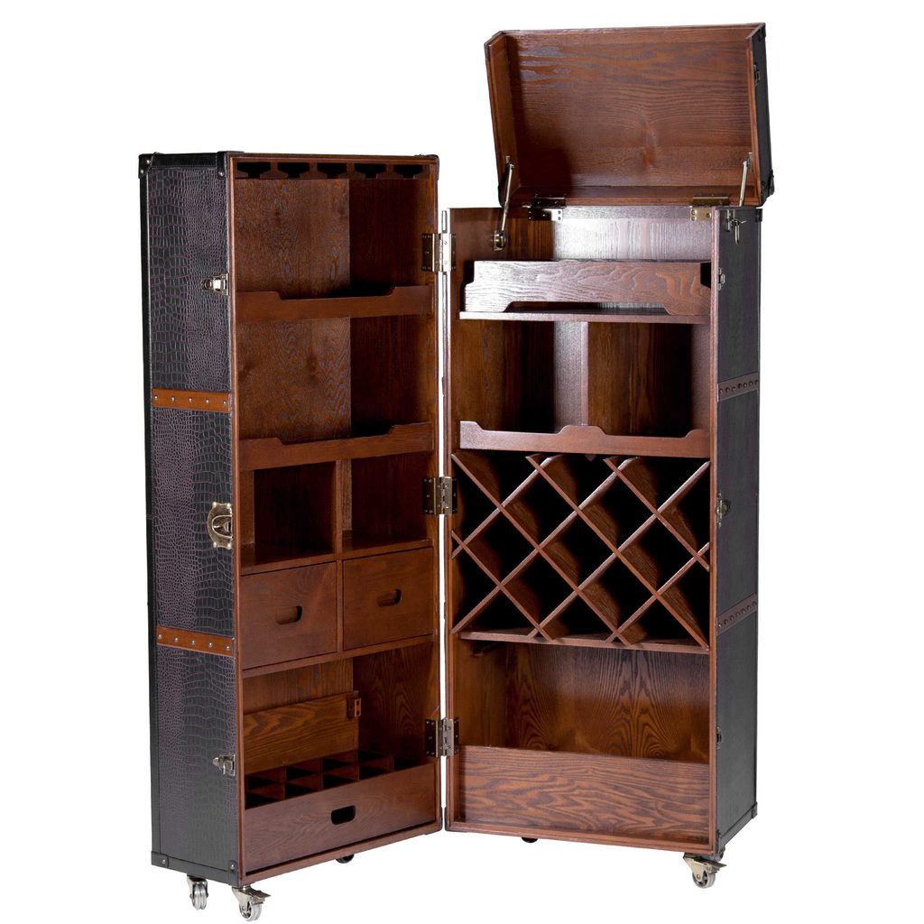 HEMINGWAY bárszekrény koffer 63.5x60x140.5cm - Szekrények és polcok -  Butlers.hu