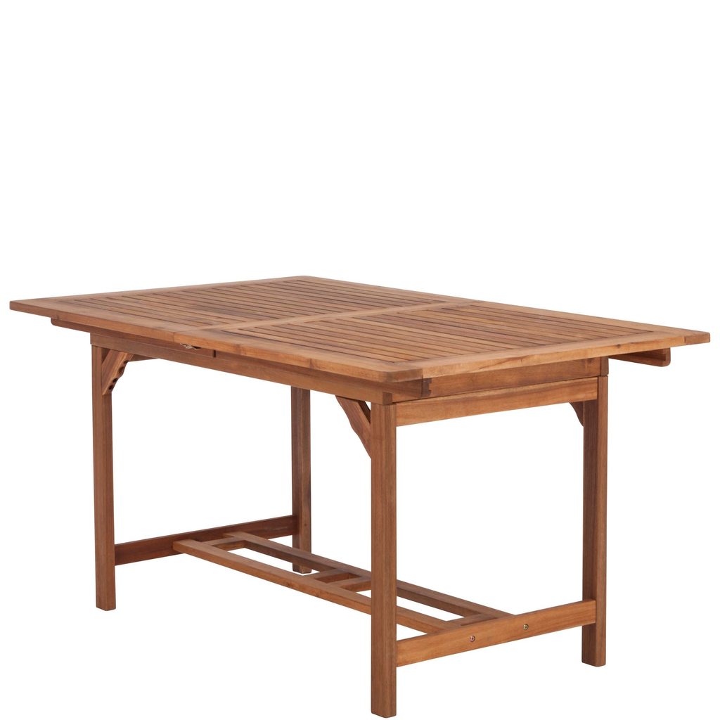 SOMERSET kihúzható asztal napernyő hellyel, 150-190x90 cm - Kerti asztalok  - Butlers.hu