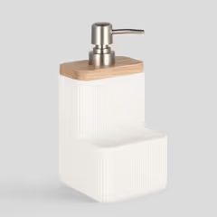 HOME & YOU mosószer-adagoló szivacstartóval, fehér