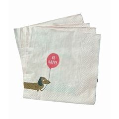 APRÈS papírszalvéta, tacskó lufival