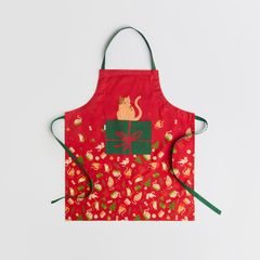 HOME & YOU kötény 70x85cm, karácsonyi cicák