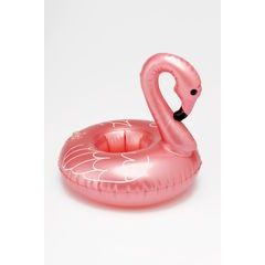 POOL PARTY felfújható pohártartó, flamingó fényes