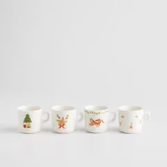 HOME & YOU karácsonyi bögre szett, 4 db, 230 ml