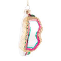 HANG ON üveg karácsonyfadísz síszemüveg