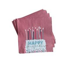 APRÈS papírszalvéta, szülinapi torta